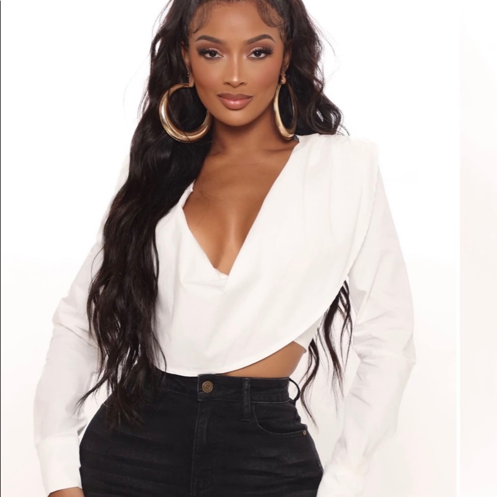 Brand New white crop top